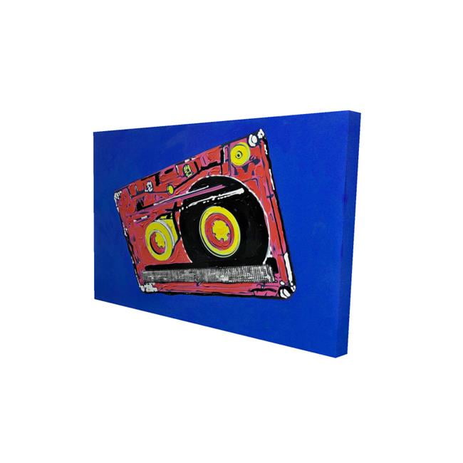 12 x 18 in. Tape Player-Print on Canvas