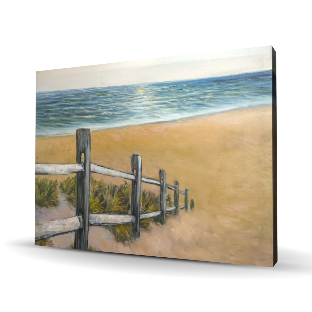 C1RC3648E2TBJE 36 x 48 in. Quiet Seaside - Beach Blue Canvas Art for Home Decor