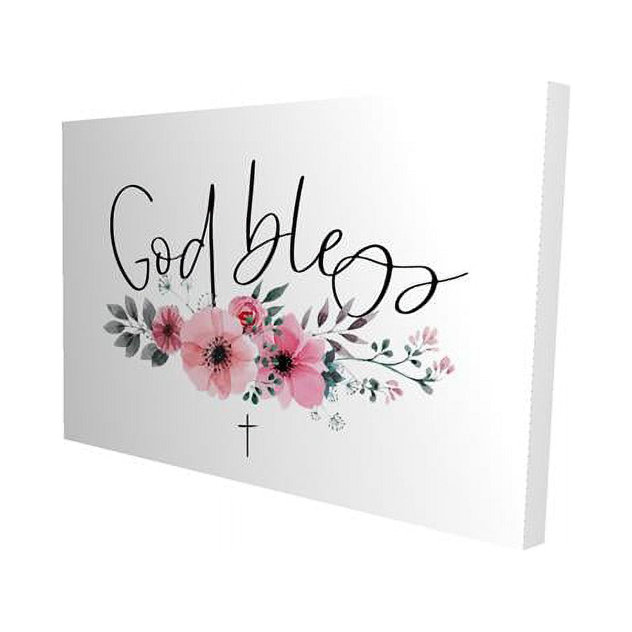 12 x 18 in. God Bless-Print on Canvas