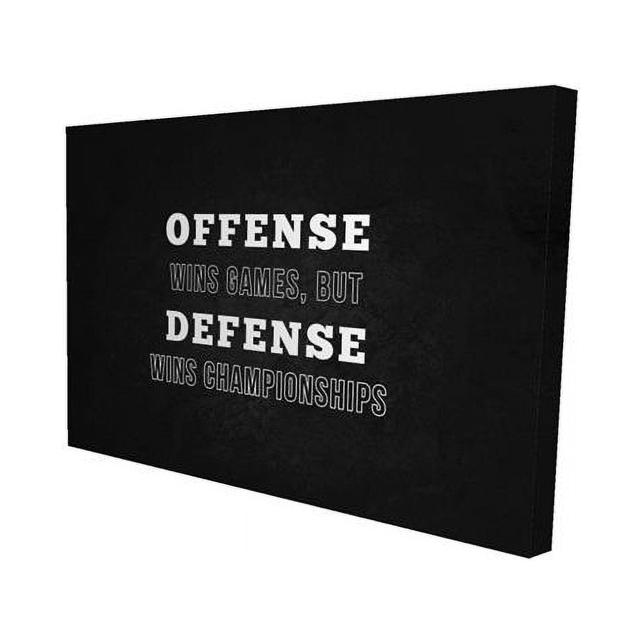 12 x 18 in. Offense Wins Games-Print on Canvas