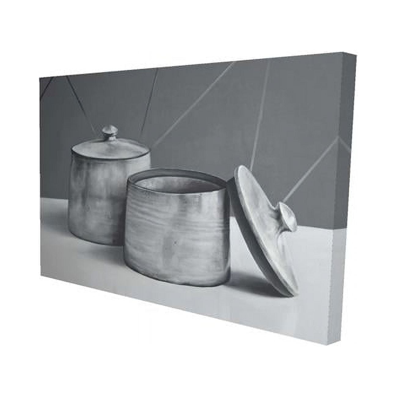 12 x 18 in. Old Pot with Lid-Print on Canvas