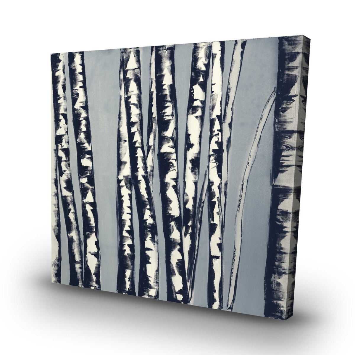 C1RC3232BQ52W5 32 x 32 in. Abstract Birch Forest - Beige Landscape Canvas