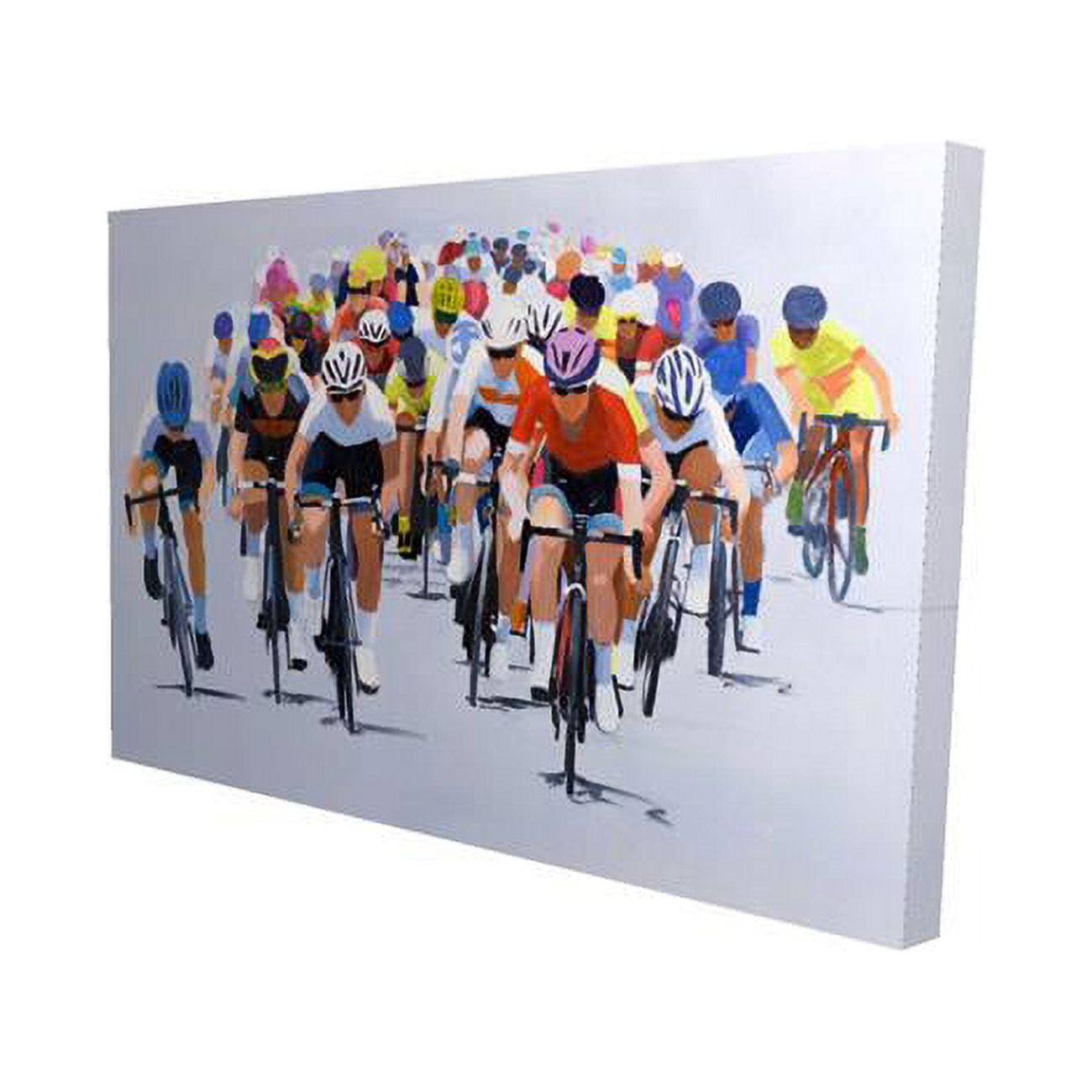 12 x 18 in. Cycling Competition-Print on Canvas