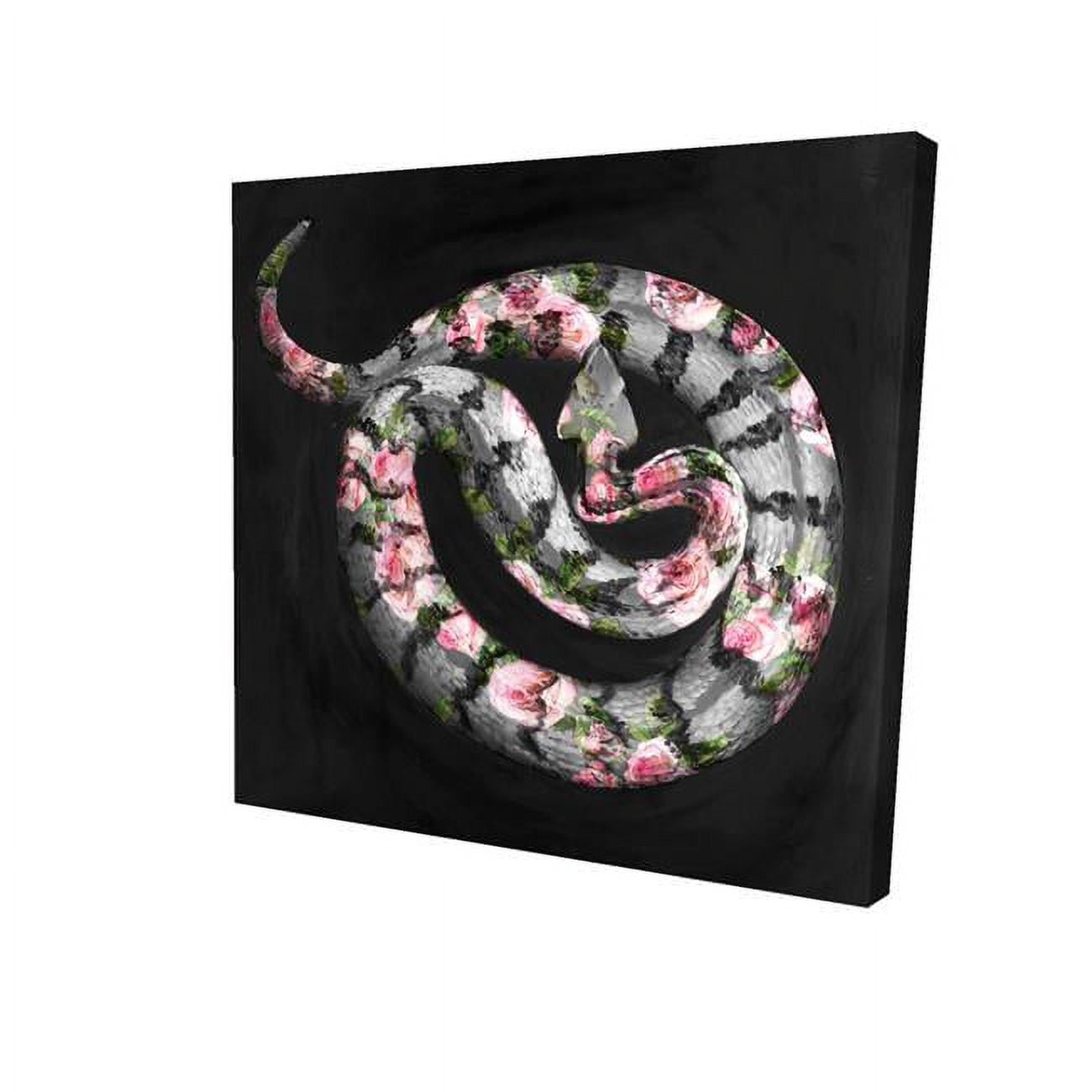 8 x 8 in. Poisonous Flowers-Print on Canvas