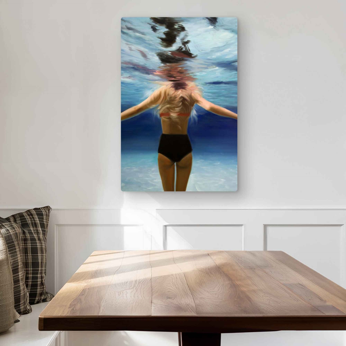 C1MP20305VHUYH 20 x 30 in. Under the Sea - Beach Bedroom Metal Print Wall Art for Home Decor