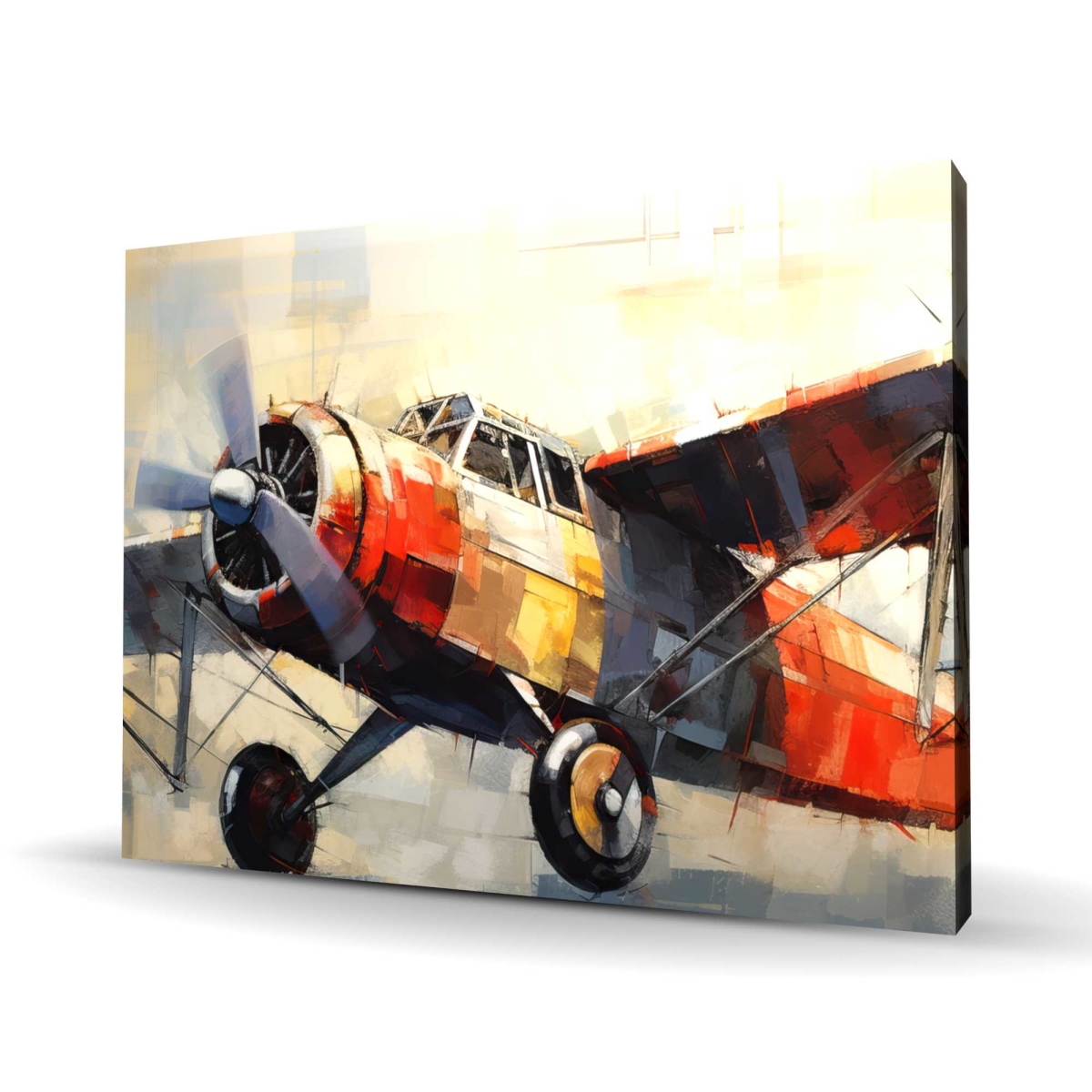 C1RC3648Y69IV8 36 x 48 in. Take Off - Man Cave Transportation Canvas for Home Decor