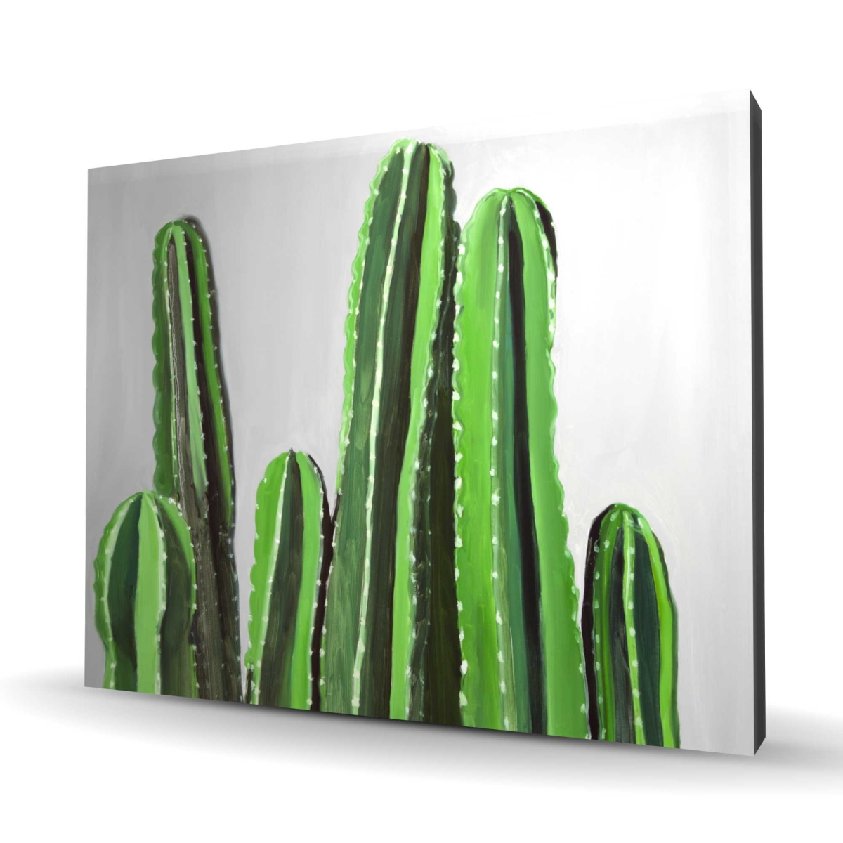 C1RC4860NAOR0N 48 x 60 in. Cactus Candles - Botanical Exotic Canvas for Home Decor