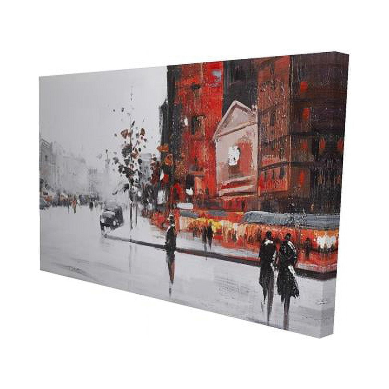 12 x 18 in. Classic Street Scene-Print on Canvas
