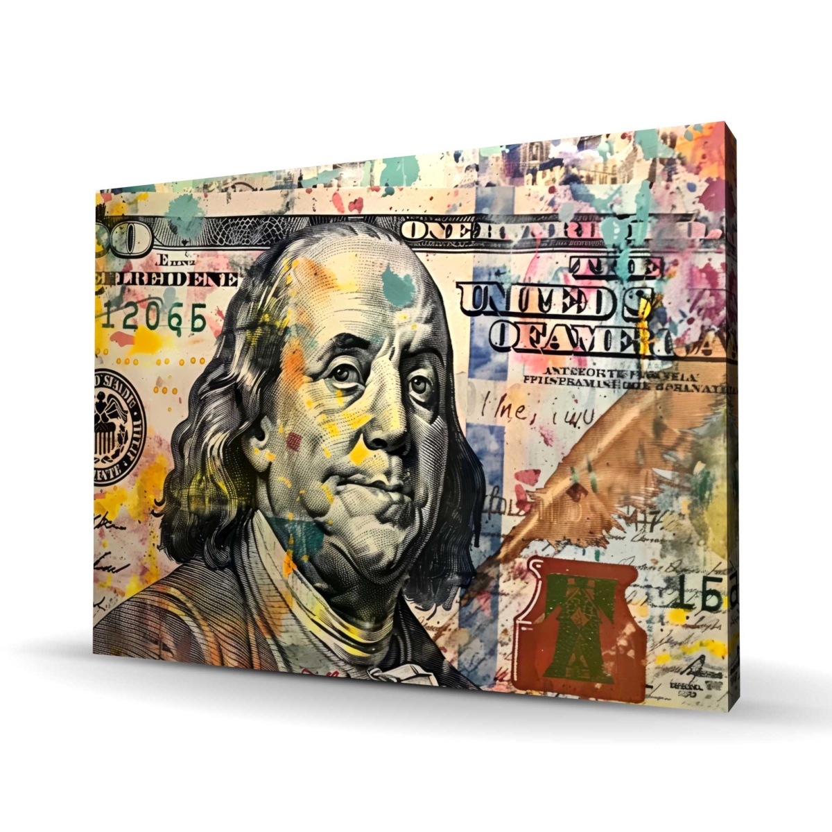C1RC3648AO4K6F 36 x 48 in. Franklin Beige Canvas for Home Decor - Elegant Wall Art