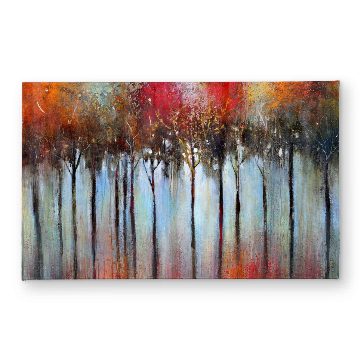 CODM2134UKP53C 21 x 34 in. Abstract & Colorful Forest Door Mat - Contemporary Decor