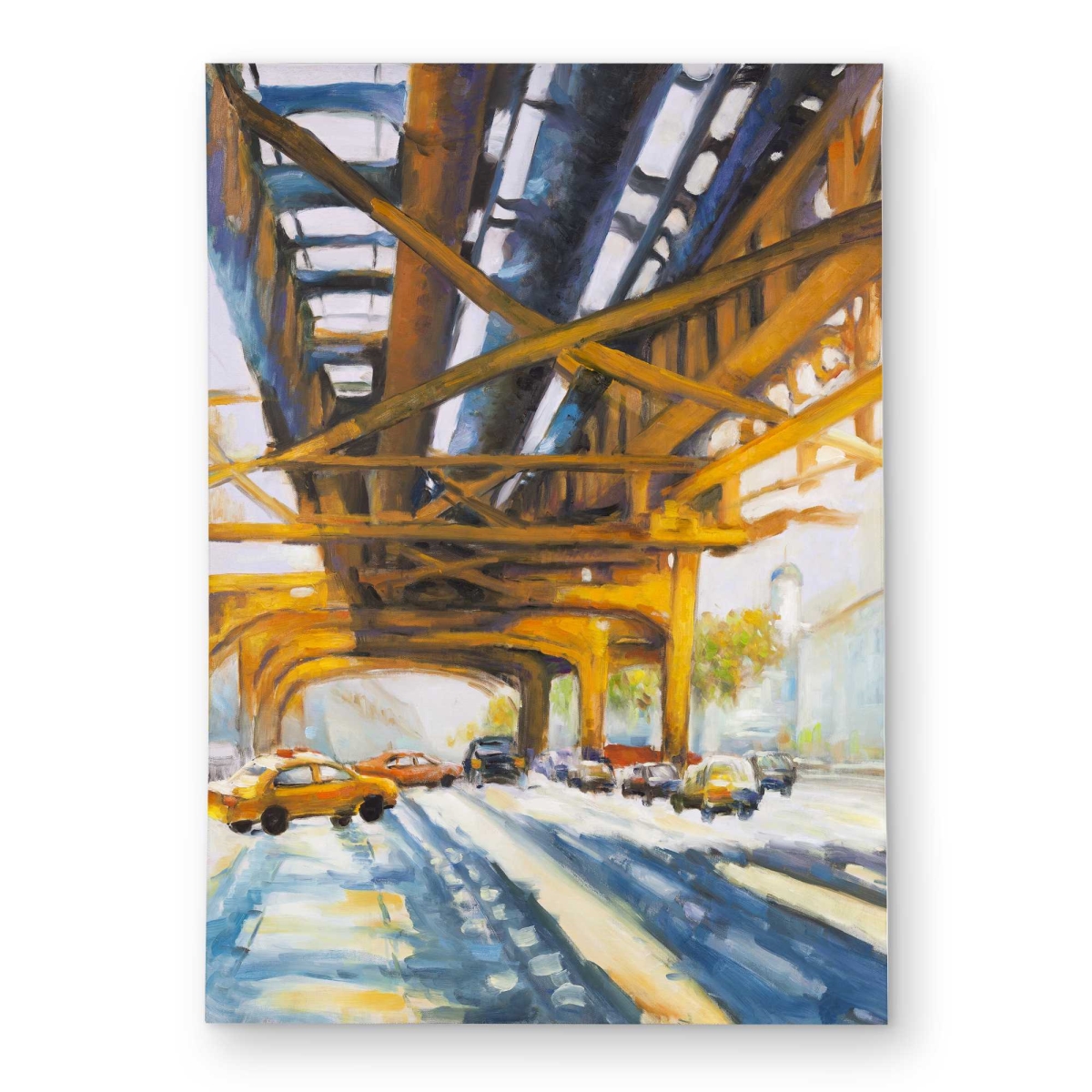 C1ROAR57X7B5V9 5 x 7 ft. Traffic Under The Bridge - Office Cities Outdoor Rectangle Area Rug