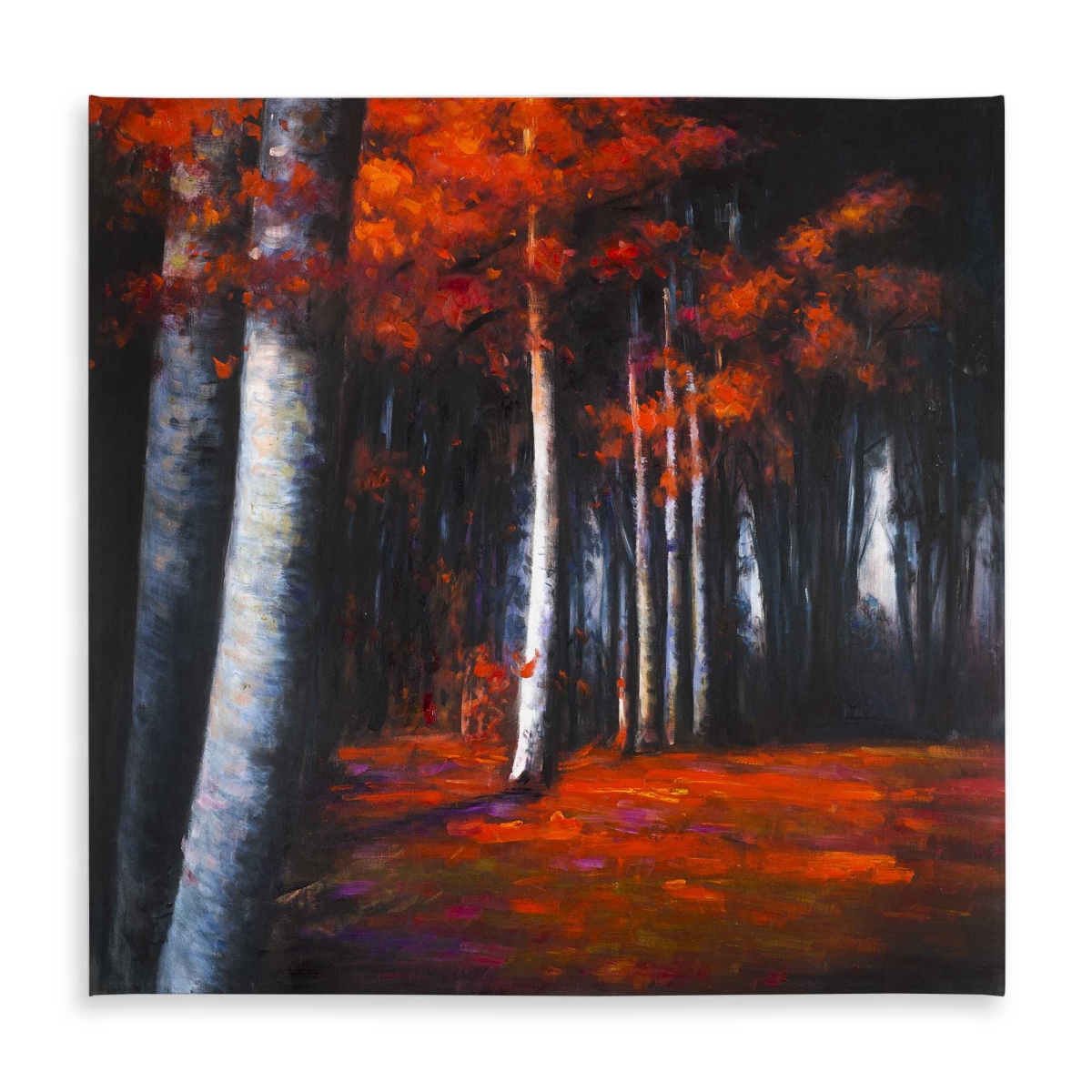 Picture of Begin Home Decor C1TC5858IAVW6Y 58 x 58 in. Mysterious Forest Tablecloth - Contemporary Indoor & Outdoor