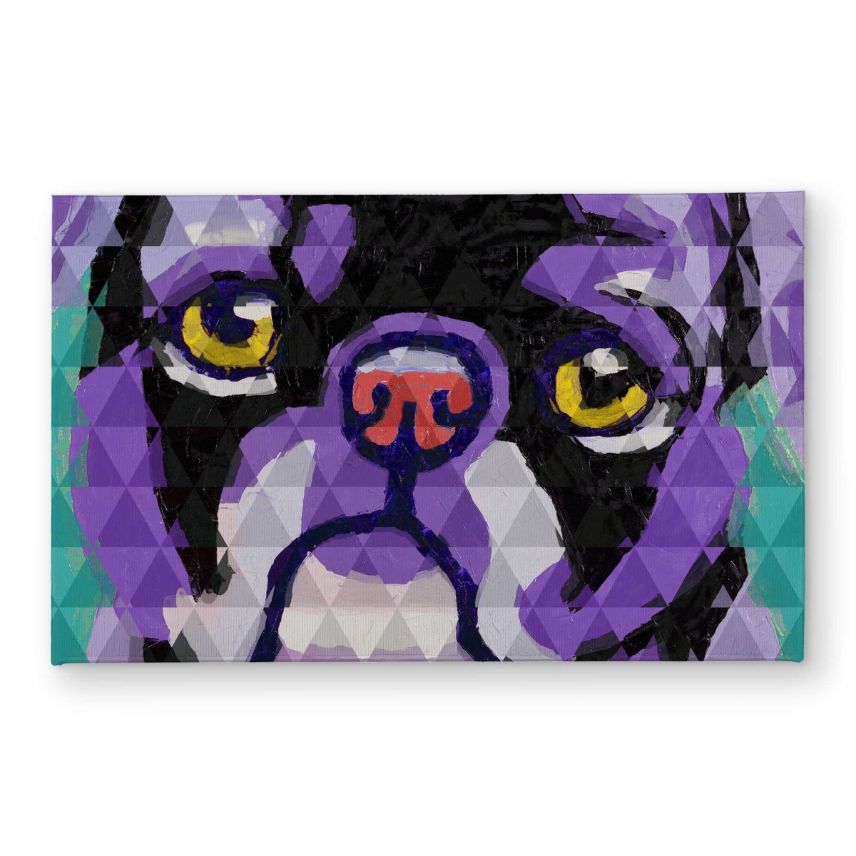 CODM2134DFR8ZX 21 x 34 in. Geometric Pug Door Mat - Pattern Animals Indoor & Outdoor