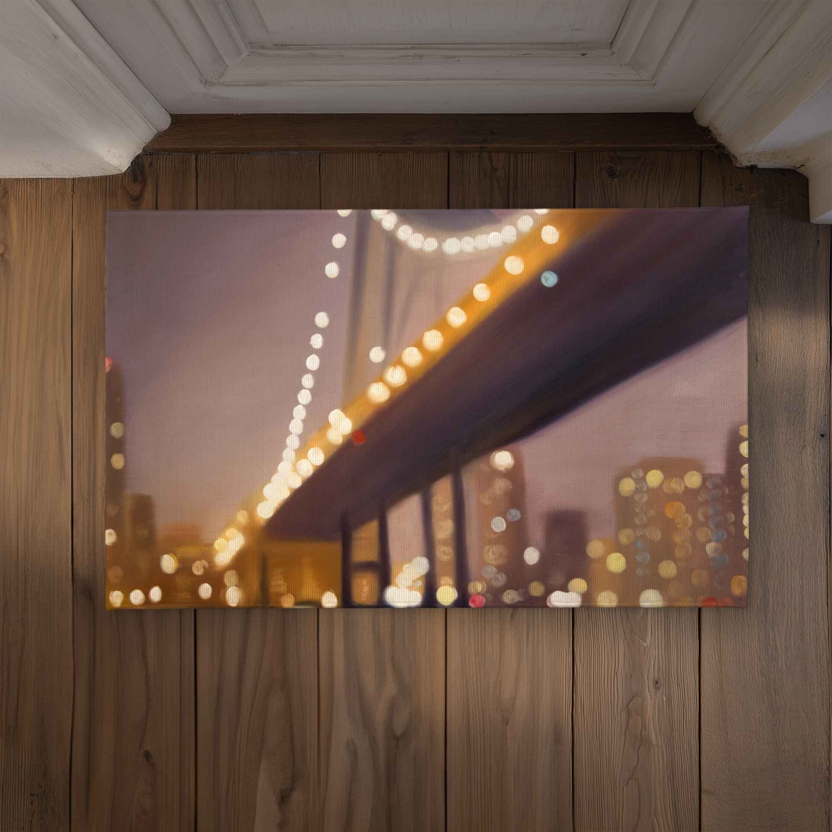 CODM2134FSP86M 21 x 34 in. York At Night Door Mat - Romantic Livingroom Decor
