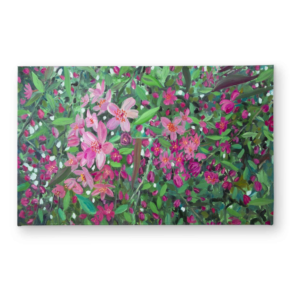 CODM2134IR3EZK 21 x 34 in. Cherry Tree Blooming Door Mat - Green Illustrative Home Decor