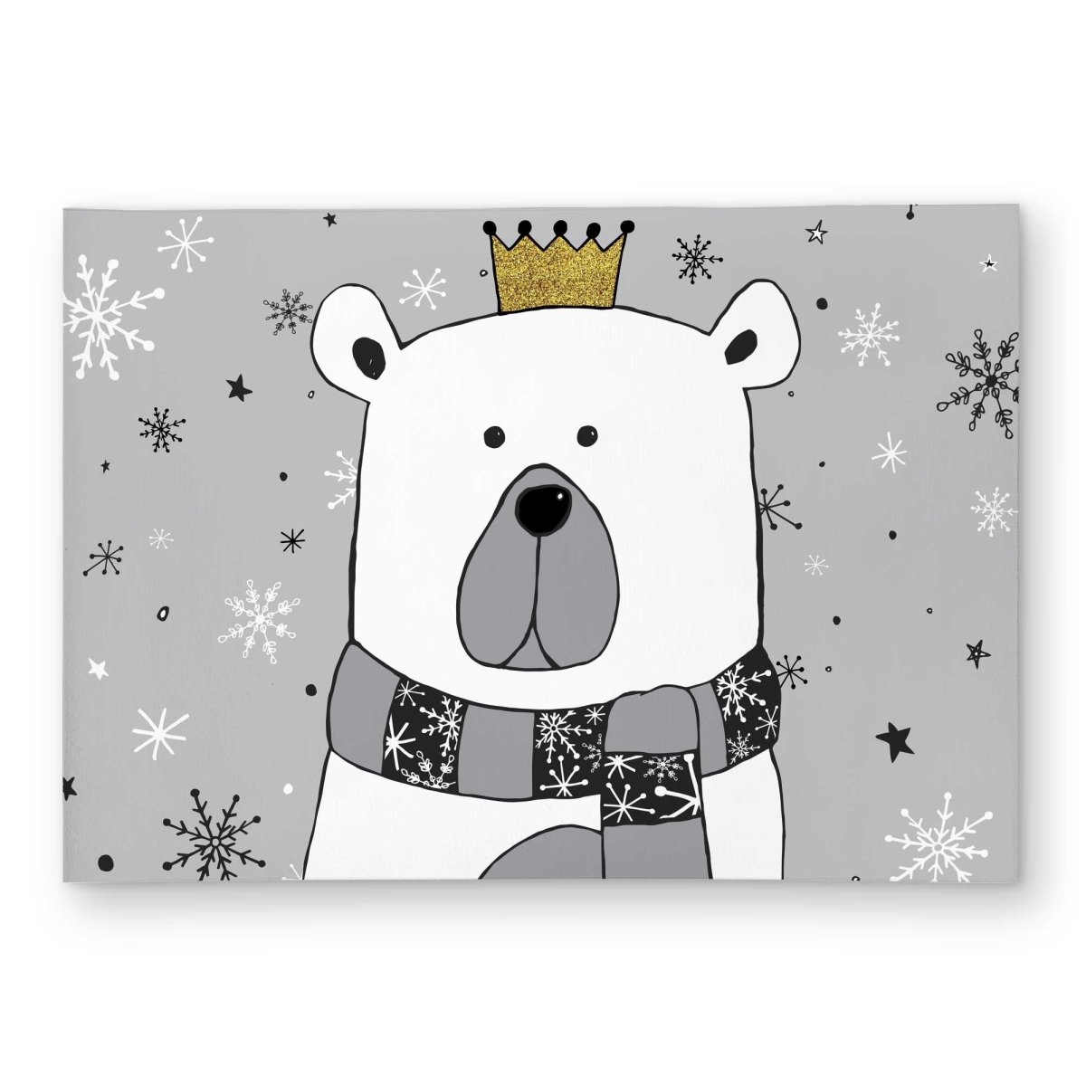 C1ROAR57EO37TX 5 x 7 ft. Beautiful Bear - Livingroom Children Art Outdoor Rectangle Area Rug