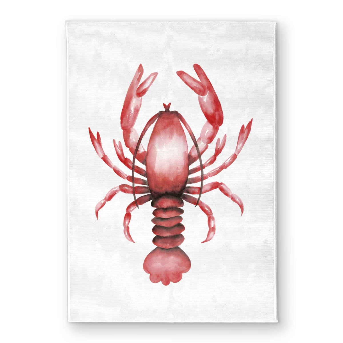 CODM1724RVPPNL 17 x 24 in. Lobster Coastal Red Indoor & Outdoor Door Mat - Home Decor