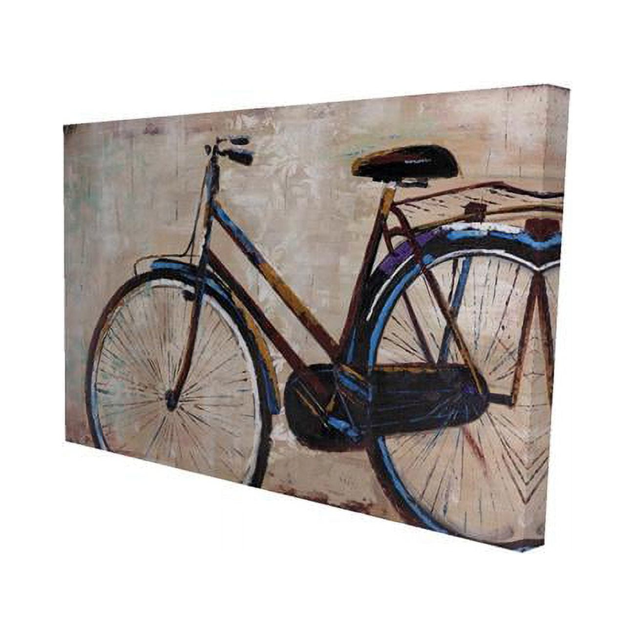 12 x 18 in. Industrial Bicycle-Print on Canvas