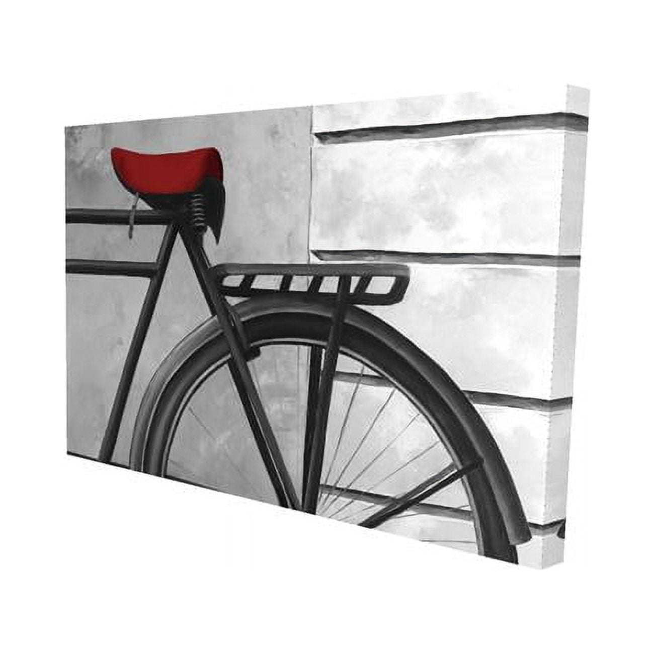 12 x 18 in. Rear Bicycle-Print on Canvas