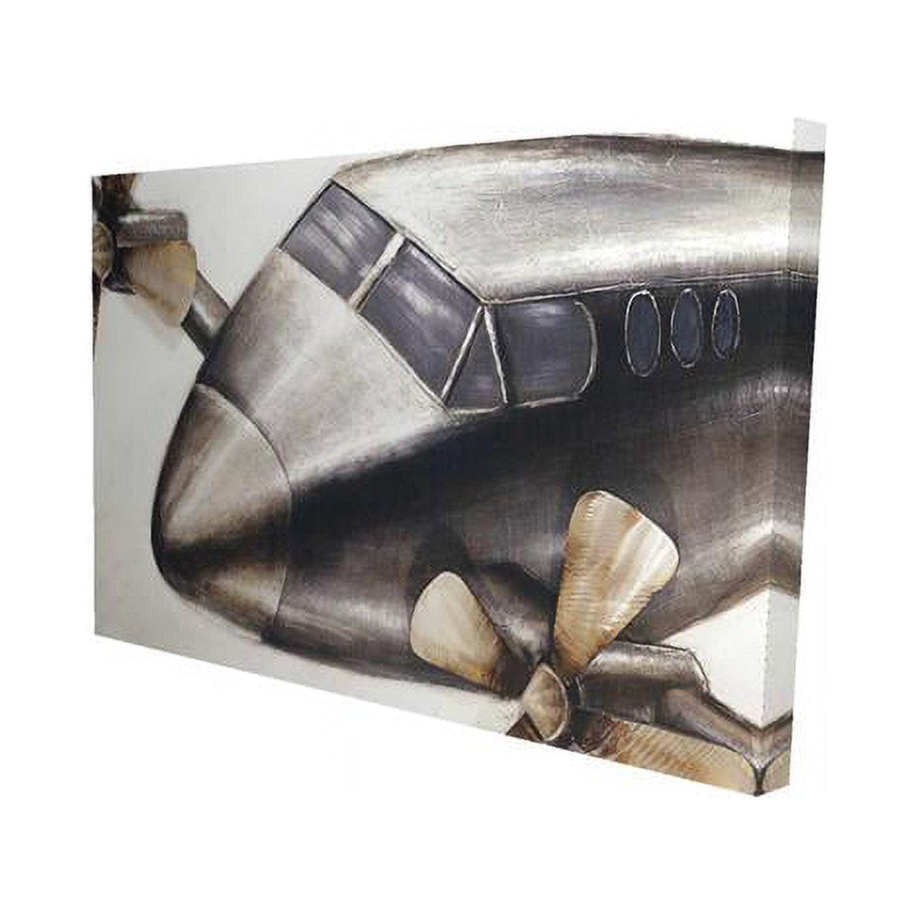 12 x 18 in. Airplane In Full Flight-Print on Canvas