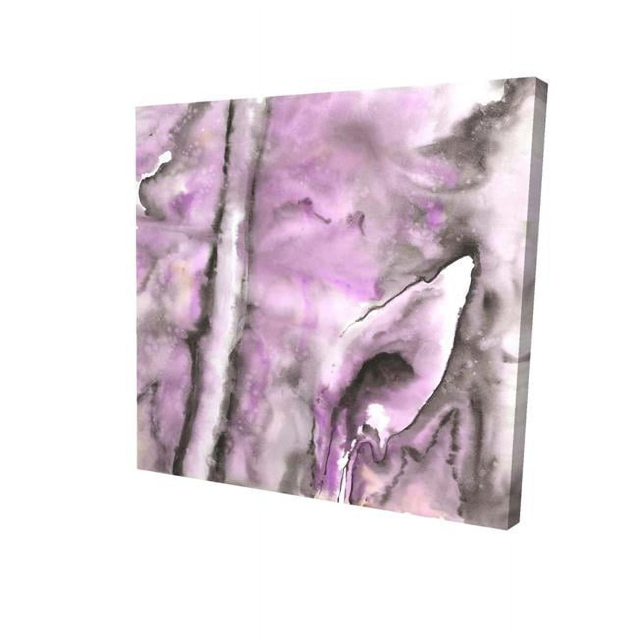 16 x 16 in. Purple-Print on Canvas
