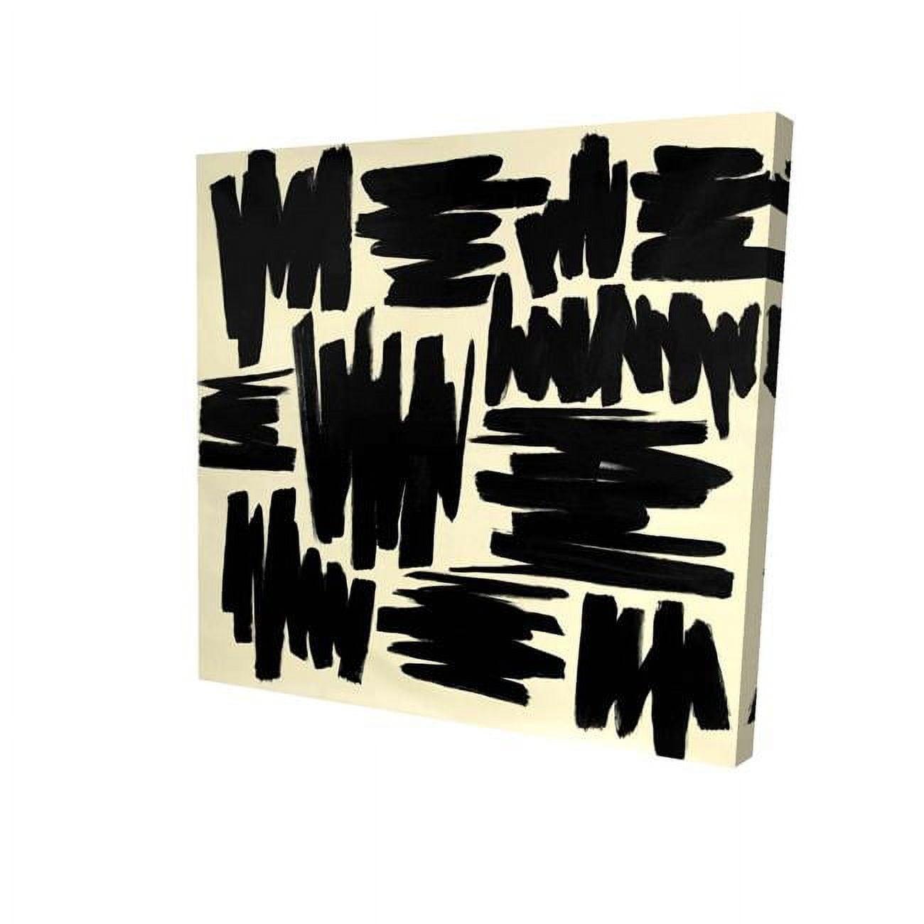 16 x 16 in. Deconstructed Stripes-Print on Canvas