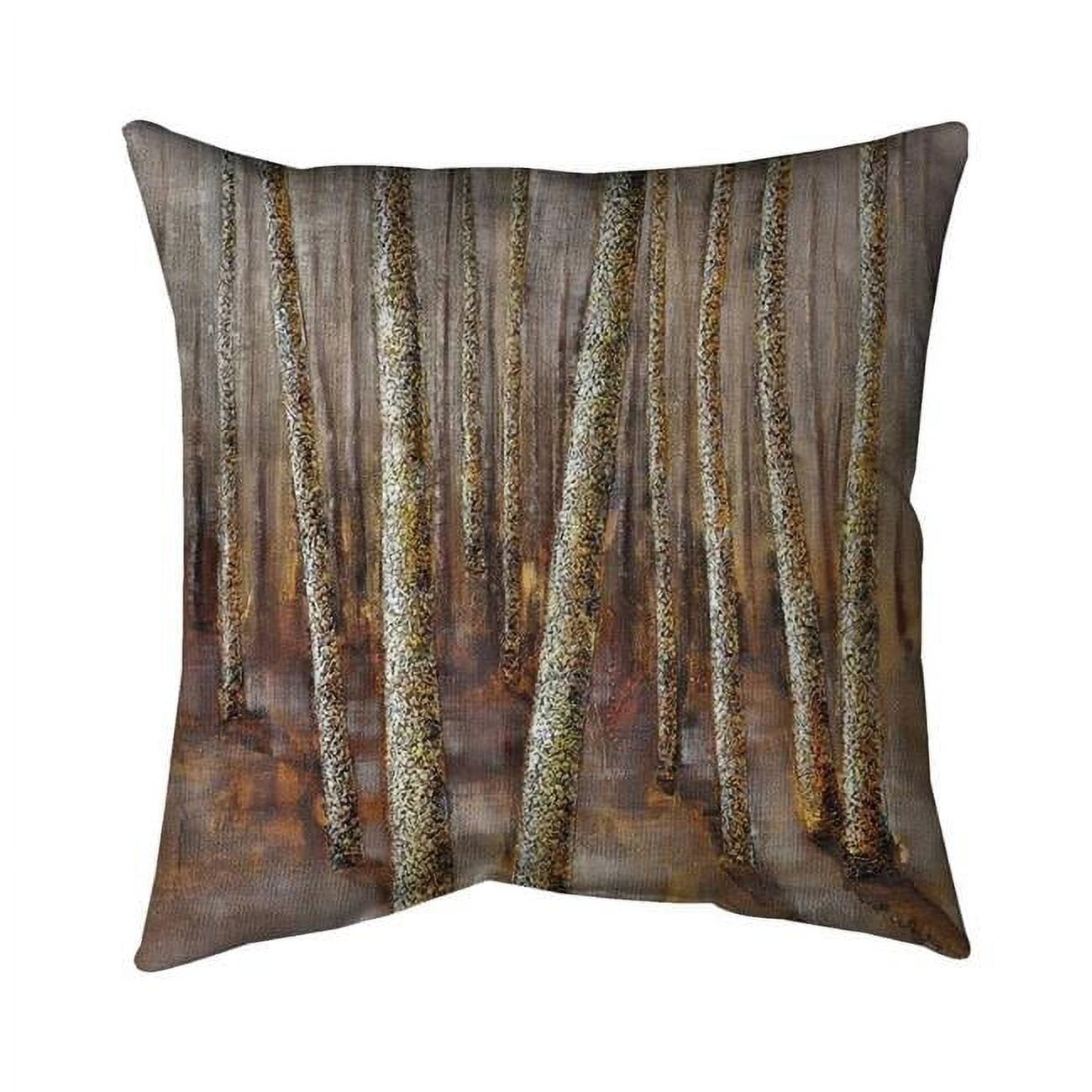 18 x 18 in. Forest-Double Sided Print Outdoor Pillow Cover