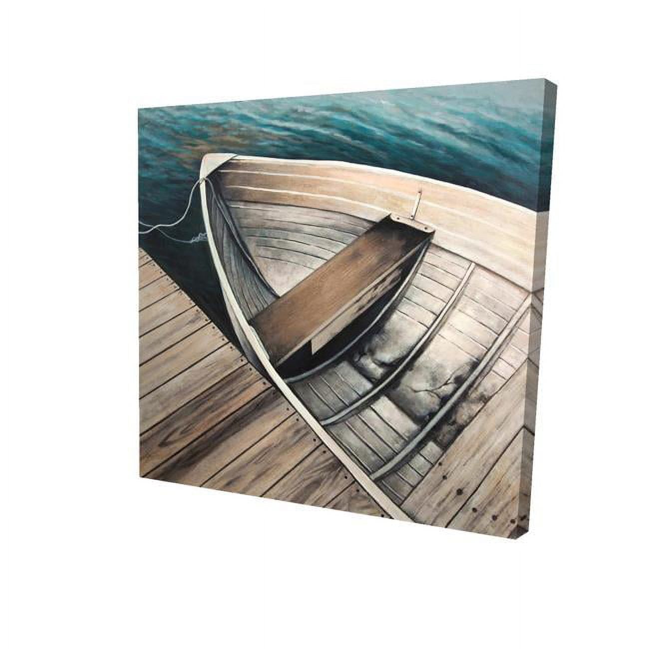 16 x 16 in. Abandoned Rowboats-Print on Canvas