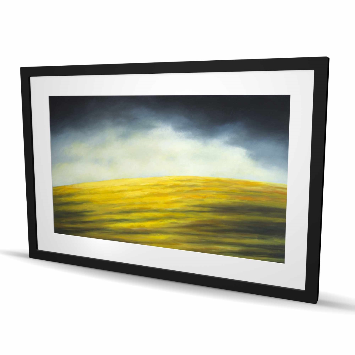 C1FM2436E26HTH 24 x 36 in. Hillock - Rustic Framed Matted Print for Home Decor