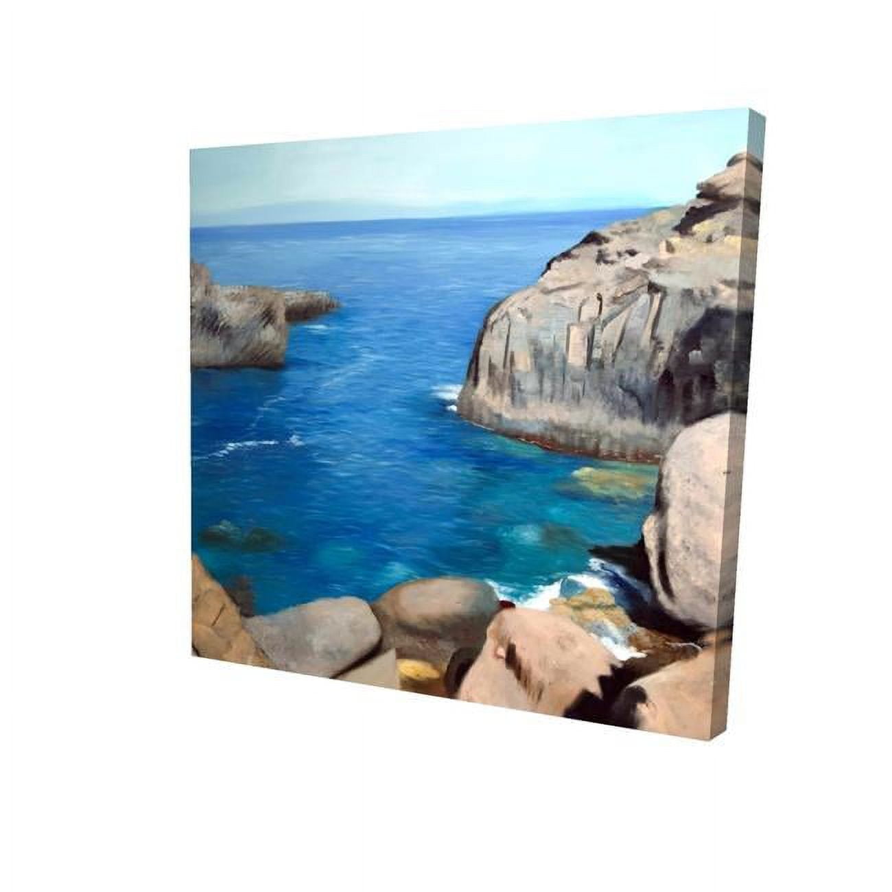 16 x 16 in. California Coast-Print on Canvas
