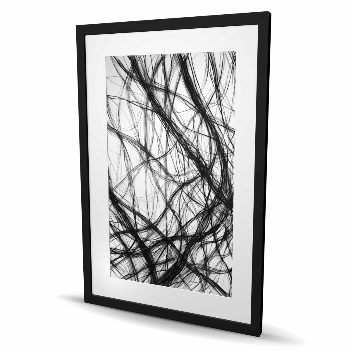 C1FM24369LTJ70 24 x 36 in. Connection - White Man Cave Framed Matted Print - Home Decor