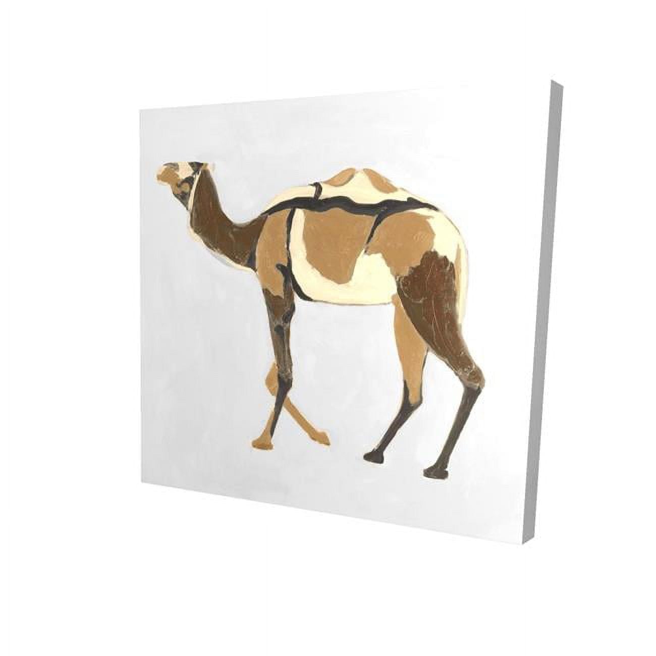 8 x 8 in. Retro Dromadaire-Print on Canvas