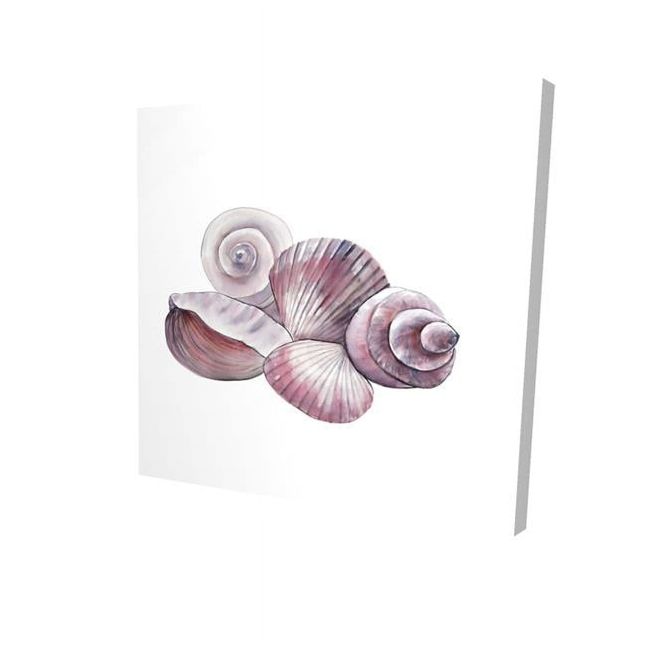 16 x 16 in. Seaside Shells-Print on Canvas