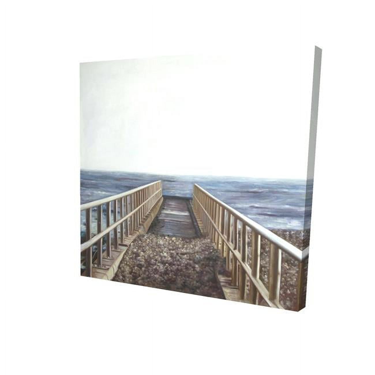 16 x 16 in. Relaxing Beach-Print on Canvas