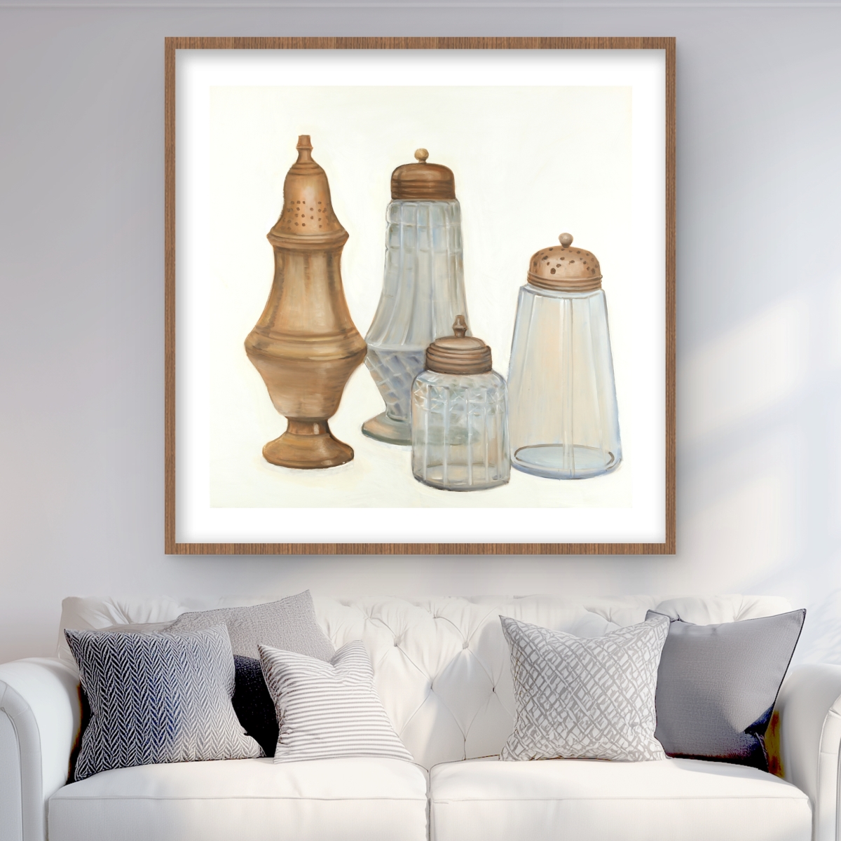 C1FM3636BOA6VX 36 x 36 in. Antique Salt & Pepper Shaker Print - Kitchen Decor Art