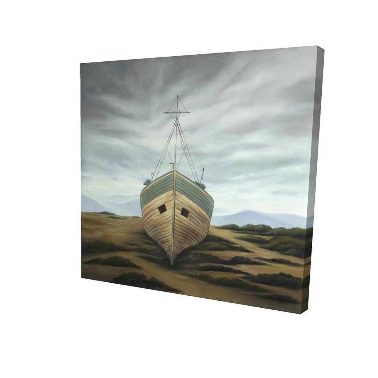 16 x 16 in. Boat-Print on Canvas