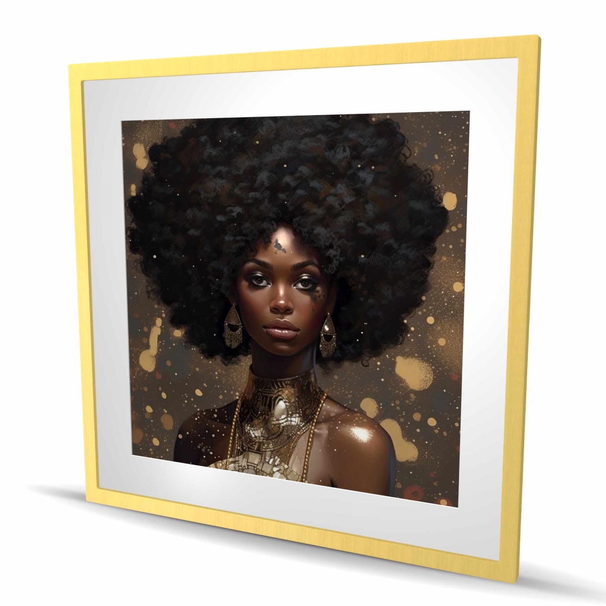 C1FM3636X8H5MS 36 x 36 in. Natural Strength - Livingroom Hyperrealist Framed Print
