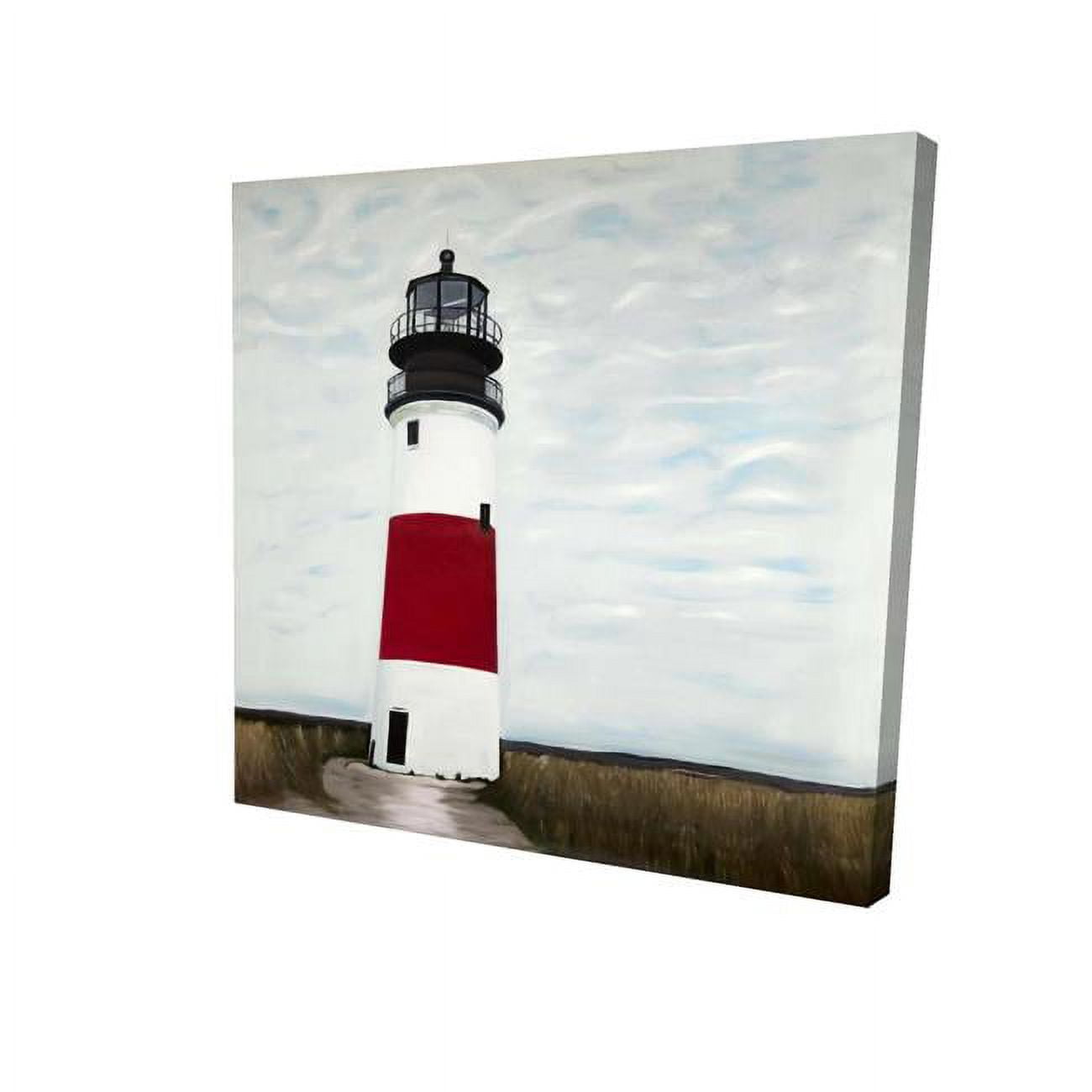 16 x 16 in. Sankaty Head Lighthouse-Print on Canvas