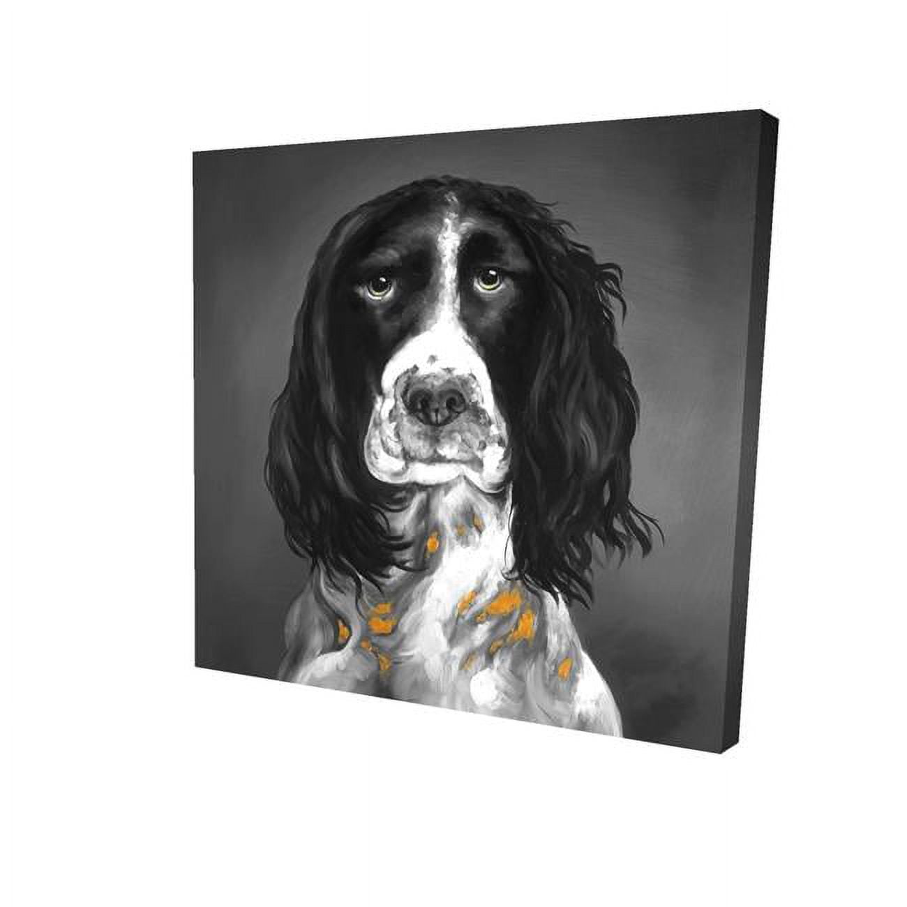 8 x 8 in. Beautiful English Springer Spaniel-Print on Canvas