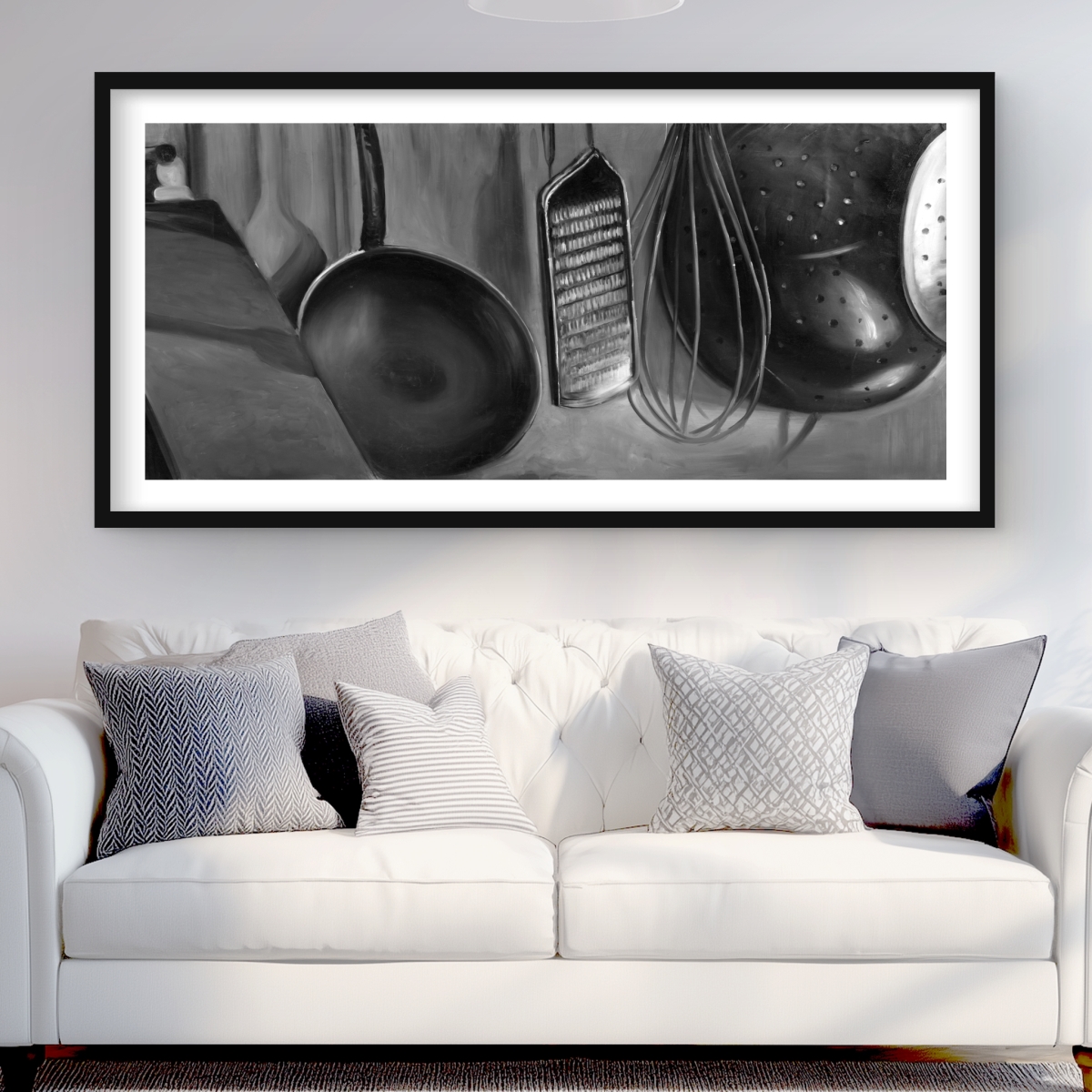 C1FM2448R09UAN 24 x 48 in. Kitchen Tools for Chef - Hyperrealist Print for Home Decor