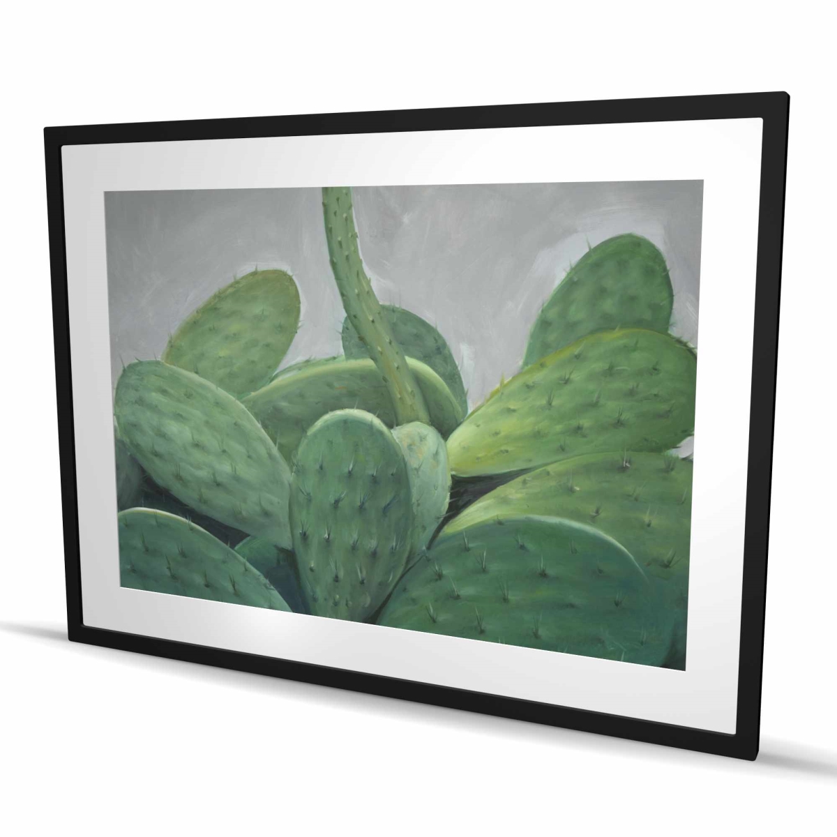 C1FM3648N2ASCP 36 x 48 in. Cactus Bundle - Exotic Floral Framed Print for Home Decor