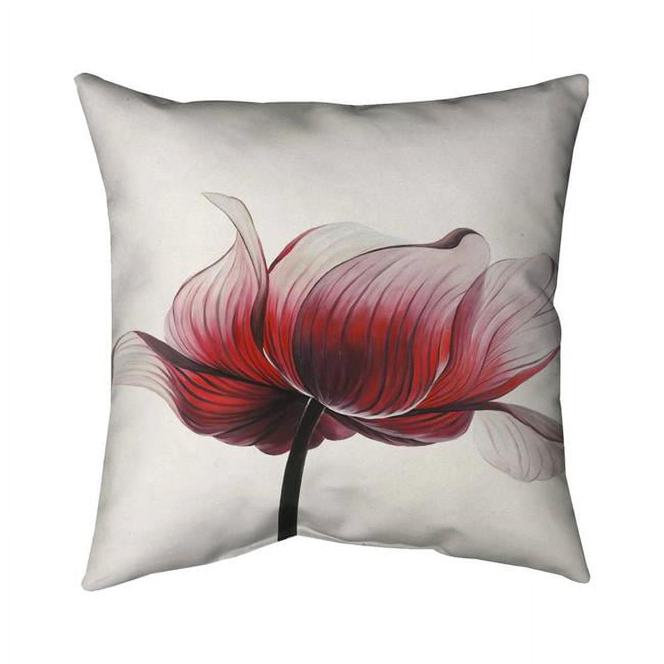 16 x 16 in. Anemone Flower-Double Sided Print Indoor Pillow Cover