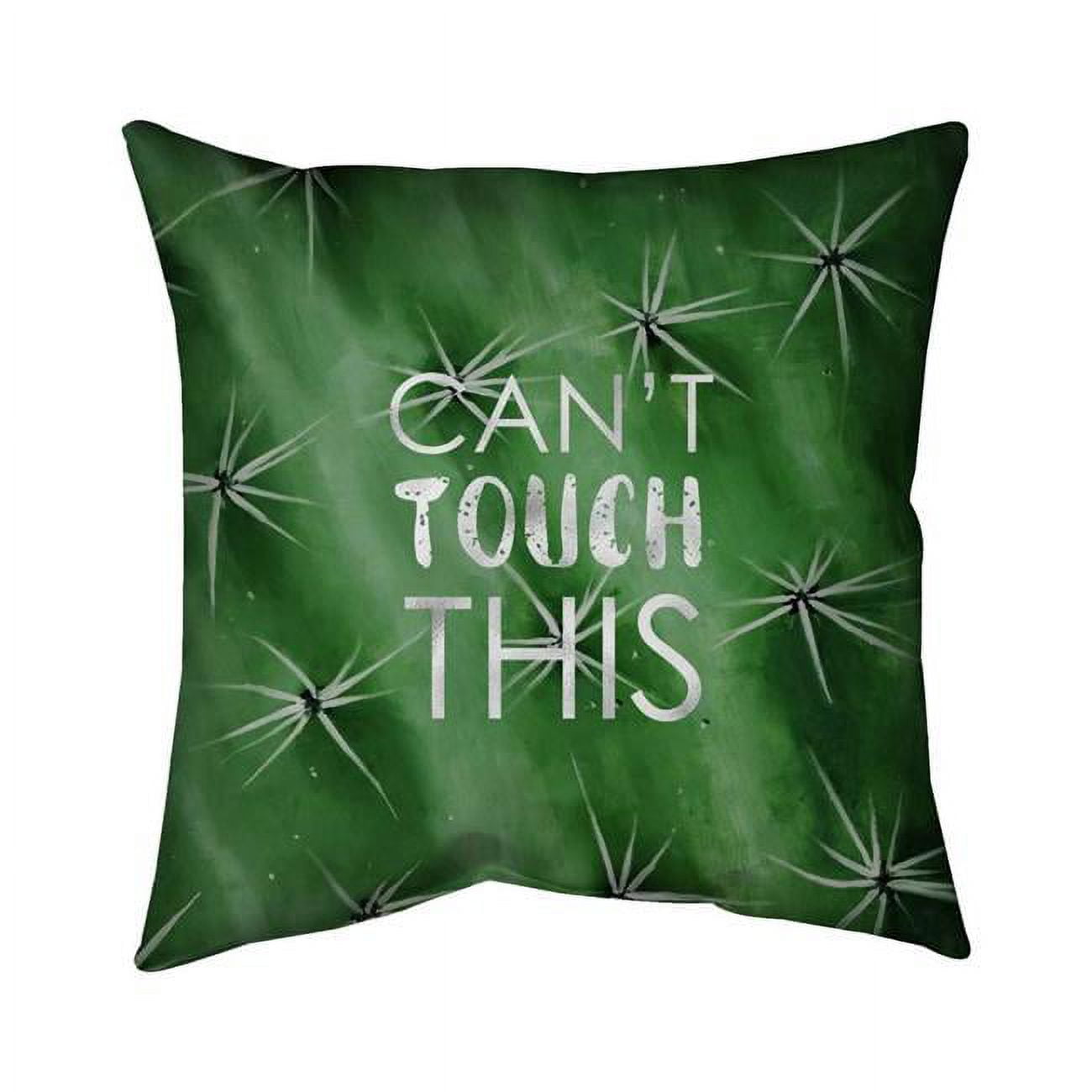 16 x 16 in. Cant Touch This-Double Sided Print Indoor Pillow Cover