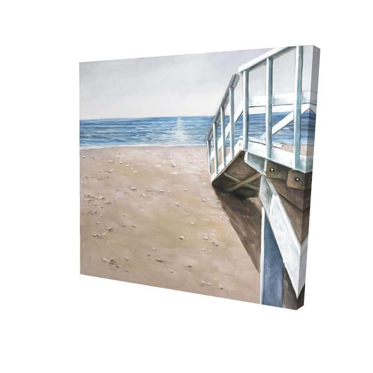 16 x 16 in. Soft Seaside Landscape-Print on Canvas