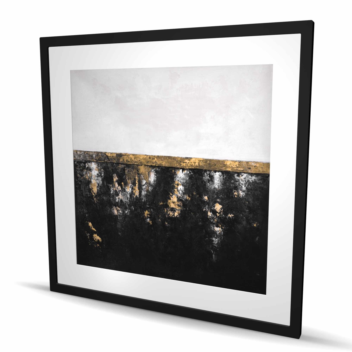 C1FM36367OTHHS 36 x 36 in. Abstract Container - Industrial Abstract Framed Matted Print