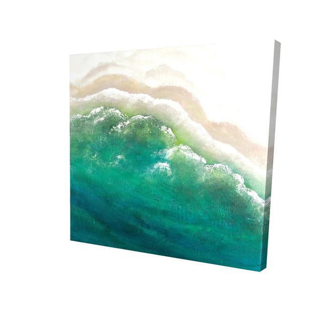 16 x 16 in. Turquoise Sea-Print on Canvas