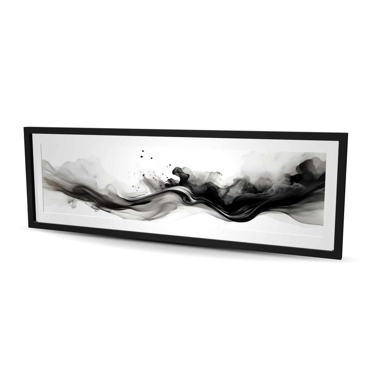 C1FM2060JEVWC3 20 x 60 in. The Omen - Bedroom Pattern Framed Matted Print - Home Decor