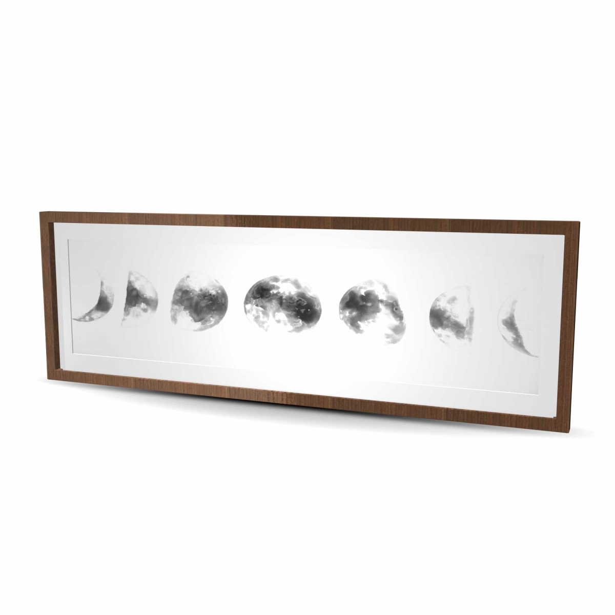 C1FM20603KG9NT 20 x 60 in. Eclipse in Several Phases - Scandinavian Framed Print Decor