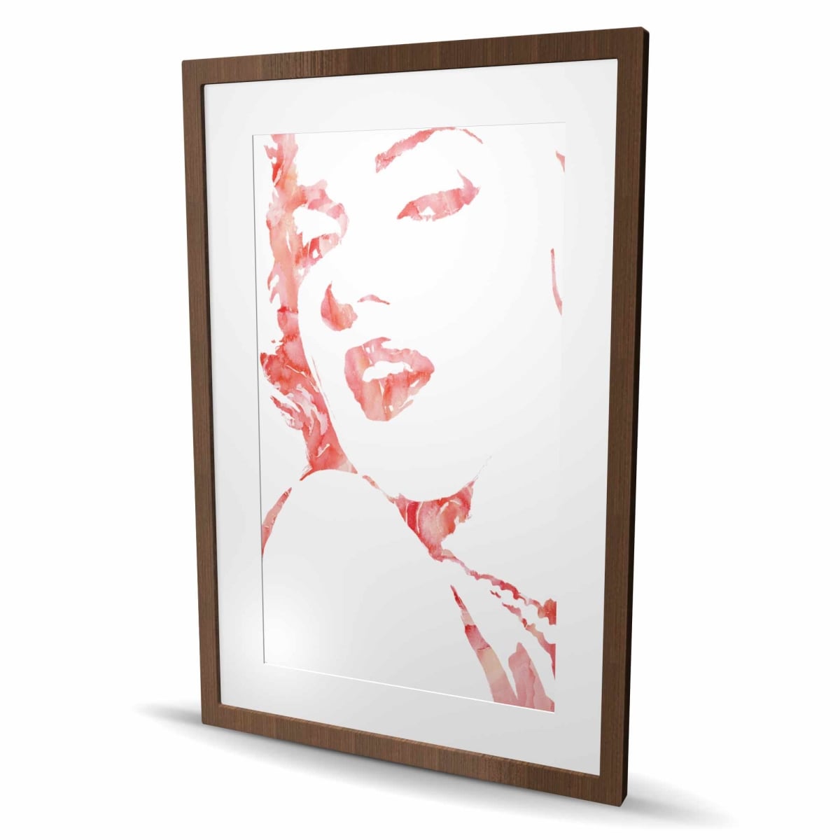 C1FM24366P3WZ1 24 x 36 in. Glamor Marilyn Monroe Print - White Framed Matted Decor