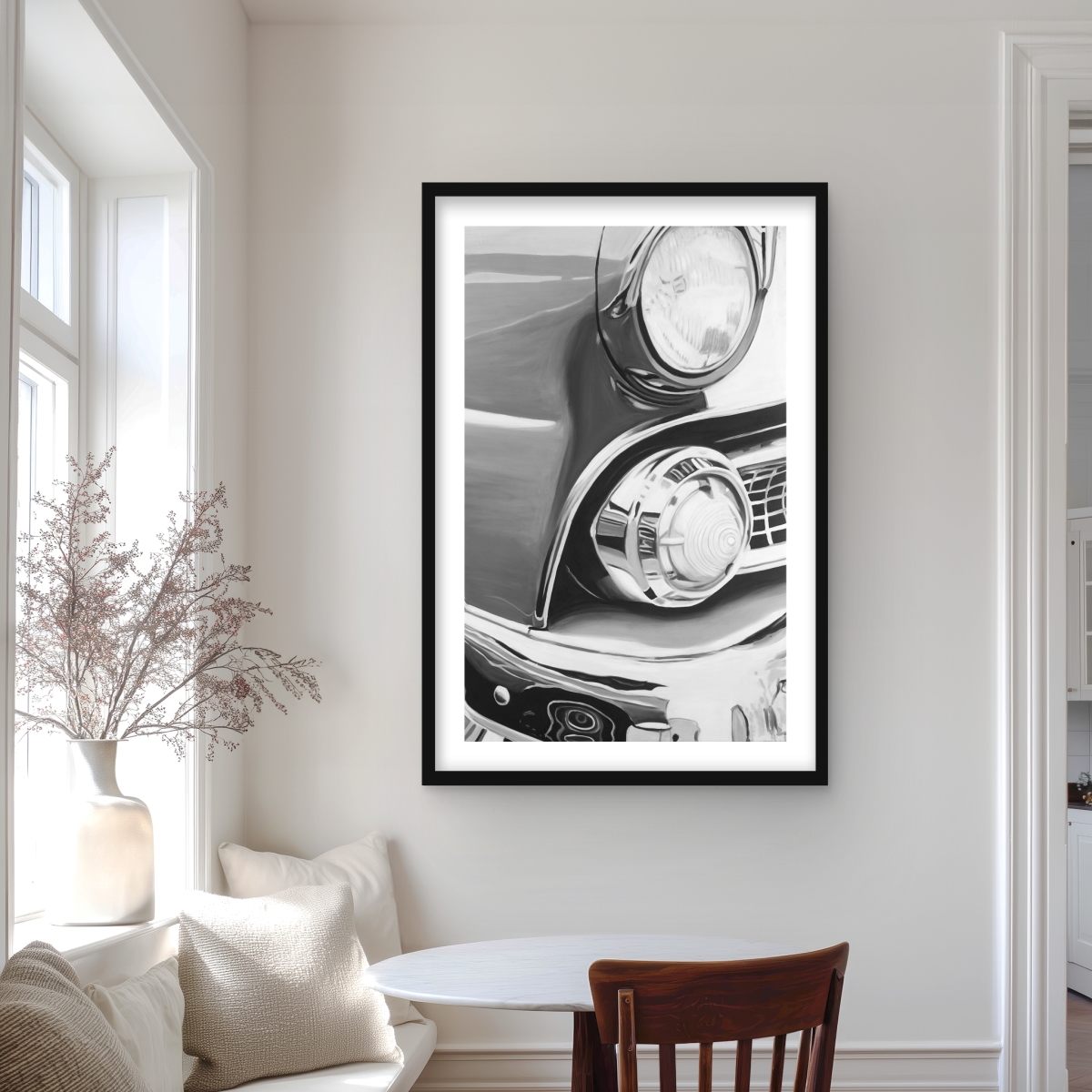 C1FM24368LTLQG 24 x 36 in. Beautiful Old Car Print - Man Cave Transportation Decor